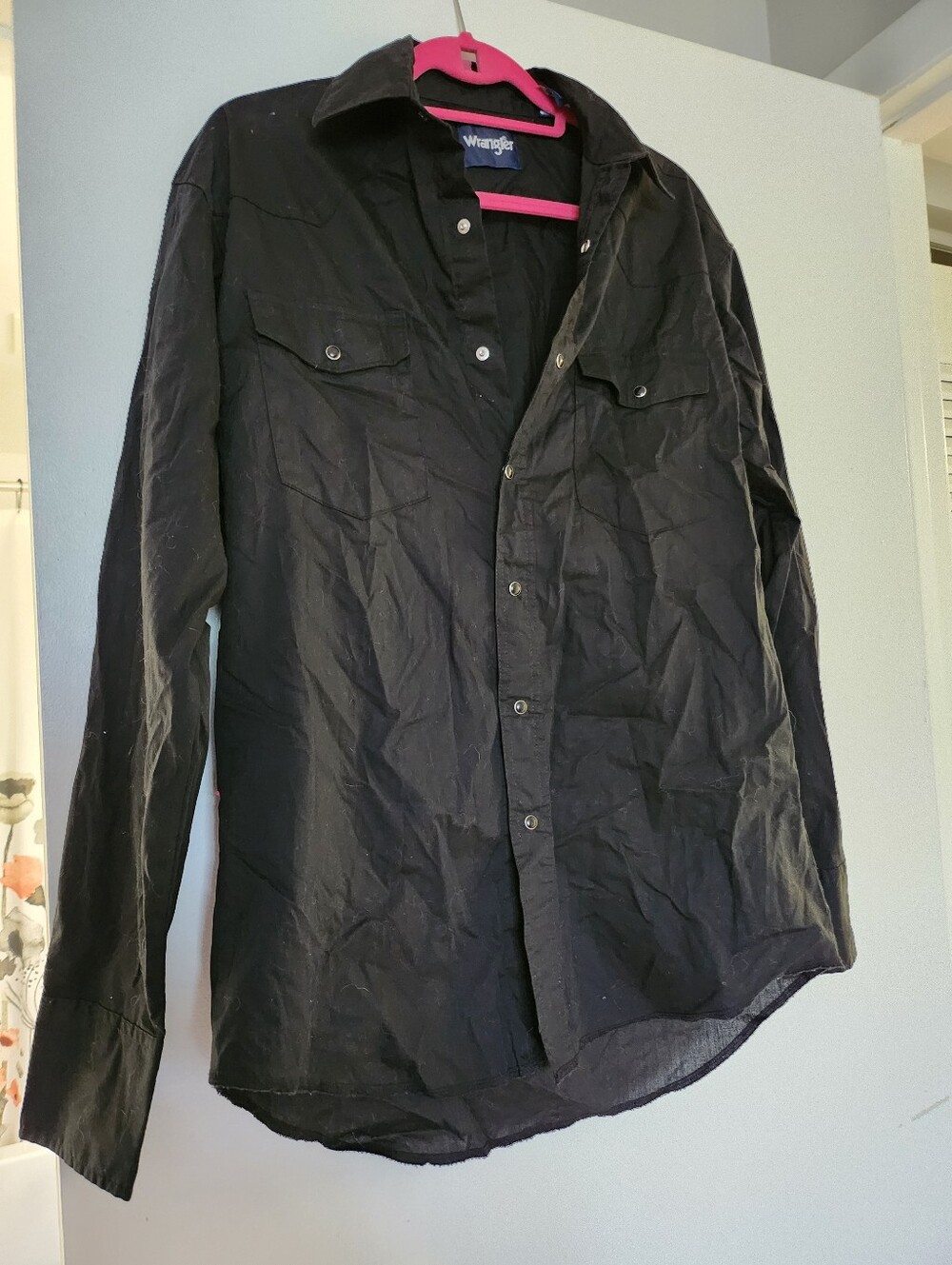 Black Pearlsnap Wrangler
